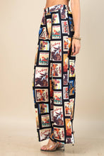 Load image into Gallery viewer, Western Cowboy Stamps Print Slack Pants
