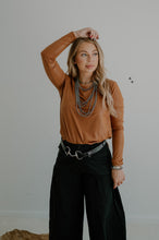 Load image into Gallery viewer, Swanky Sway Leather Top (Long Sleeve)
