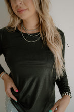 Load image into Gallery viewer, Swanky Sway Leather Top (Long Sleeve)
